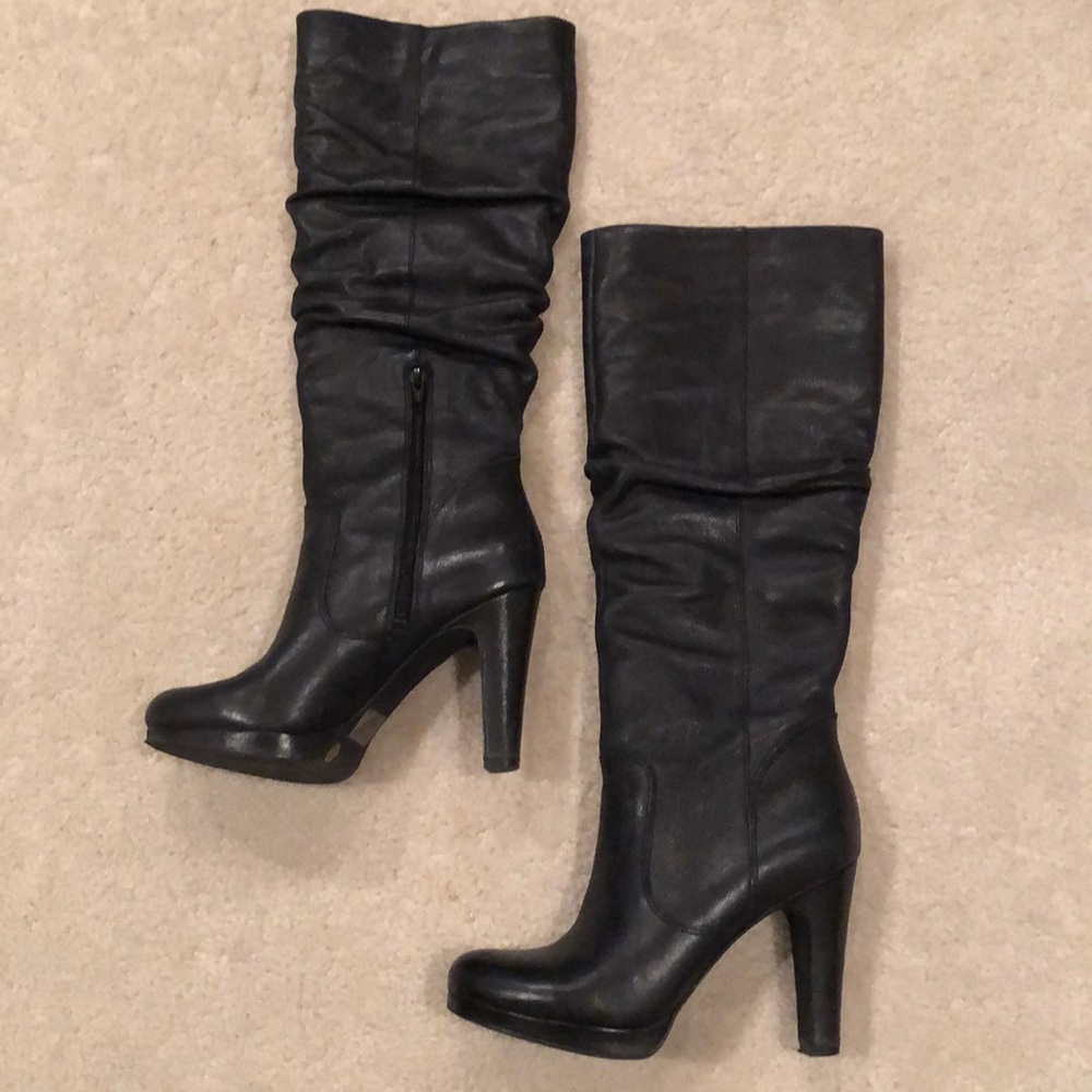 Jessica Simpson Leather Knee Boots